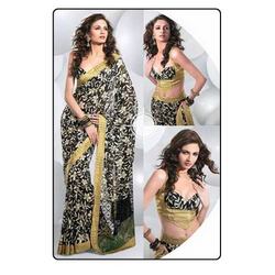 Manufacturers Exporters and Wholesale Suppliers of Sarees (D.No. 1214 B ) Surat Gujarat