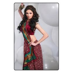 Manufacturers Exporters and Wholesale Suppliers of Sarees (D.No. 1216 B ) Surat Gujarat