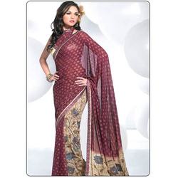 Manufacturers Exporters and Wholesale Suppliers of Sarees (D.No. 1210 A ) Surat Gujarat