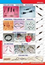 Manufacturers Exporters and Wholesale Suppliers of Springs Delhi Delhi