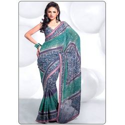 Manufacturers Exporters and Wholesale Suppliers of Sarees (D.No. 1208 A ) Surat Gujarat