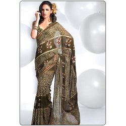 Manufacturers Exporters and Wholesale Suppliers of Sarees (D.No. 1203 B ) Surat Gujarat