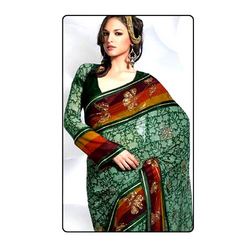 Manufacturers Exporters and Wholesale Suppliers of Sarees (D.No. 1216 A ) Surat Gujarat