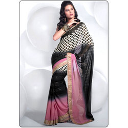 Manufacturers Exporters and Wholesale Suppliers of Sarees (D.No. 1207 A ) Surat Gujarat