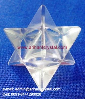 Manufacturers Exporters and Wholesale Suppliers of Merkaba Star Crystal Clear Khambhat Gujarat