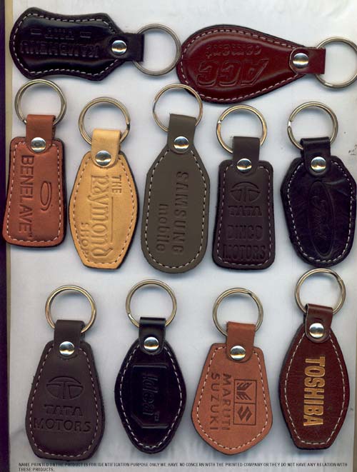Manufacturers Exporters and Wholesale Suppliers of LEATHER KEY RINGS New Delhi Delhi