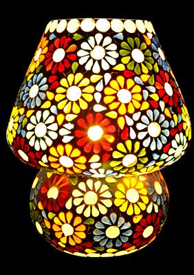 Manufacturers Exporters and Wholesale Suppliers of Tilak Fool Table Lamp Firozabad Uttar Pradesh