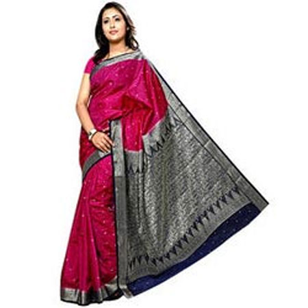 Manufacturers Exporters and Wholesale Suppliers of Silk Saree 06 Kolkata West Bengal