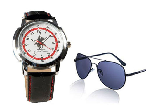 Polo Combo Sunglasses Watch