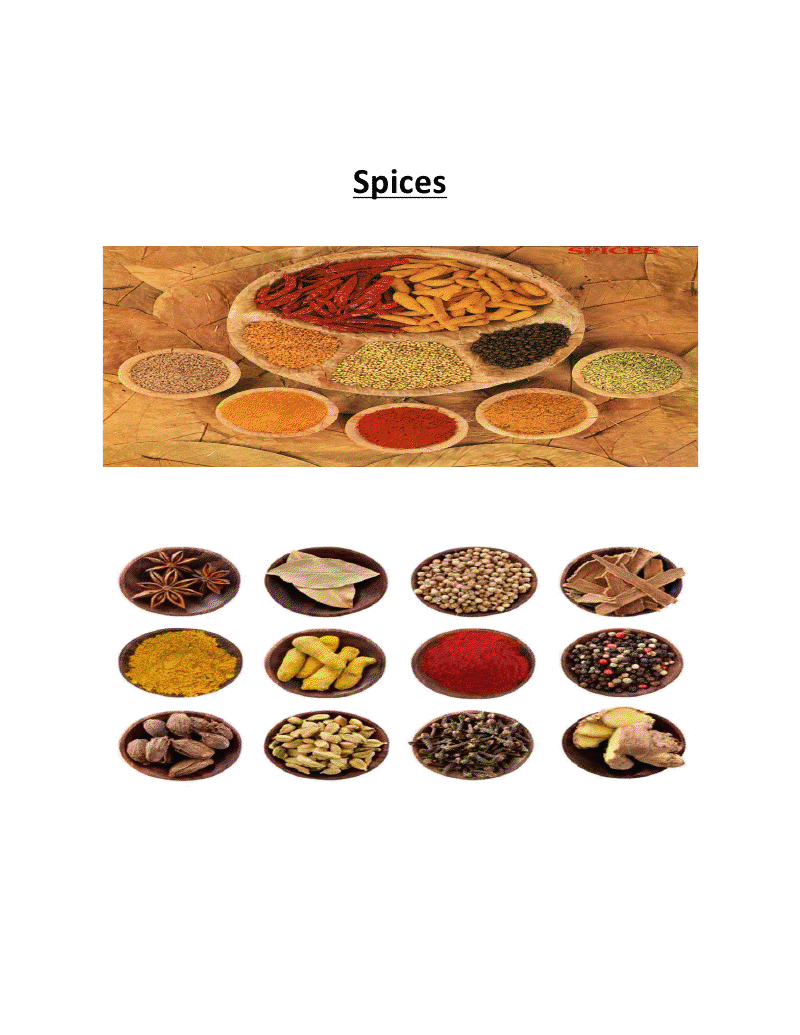 Manufacturers Exporters and Wholesale Suppliers of Spices Bangalore Karnataka