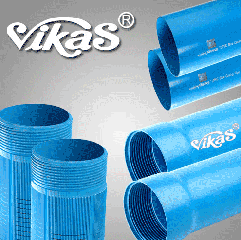 Upvc Rigid And Blue Casing Pipe