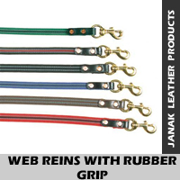 Manufacturers Exporters and Wholesale Suppliers of WEB REINS WITH RUBBER GRIP Kanpur Uttar Pradesh