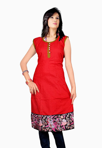 Manufacturers Exporters and Wholesale Suppliers of Red Kurti SURAT Gujarat