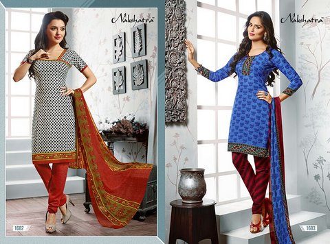 Manufacturers Exporters and Wholesale Suppliers of Sythetics Printed Salwar Sutis Hyederabad Andhra Pradesh