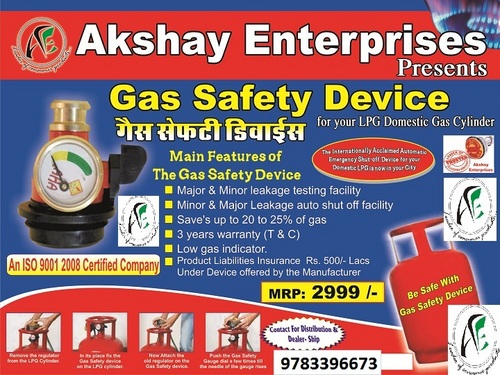 gas safety device Manufacturer Supplier Wholesale Exporter Importer Buyer Trader Retailer in jaipur rajsthan India