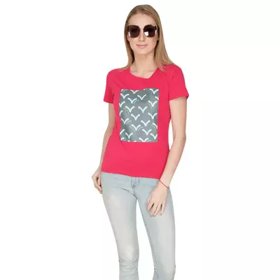 Manufacturers Exporters and Wholesale Suppliers of Women\\\'s Hand Drawn Printed T - Shirt New Delhi Delhi