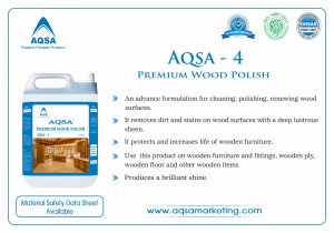 Premium Wood Polish (AQSA - 4) Manufacturer Supplier Wholesale Exporter Importer Buyer Trader Retailer in New delhi Delhi India