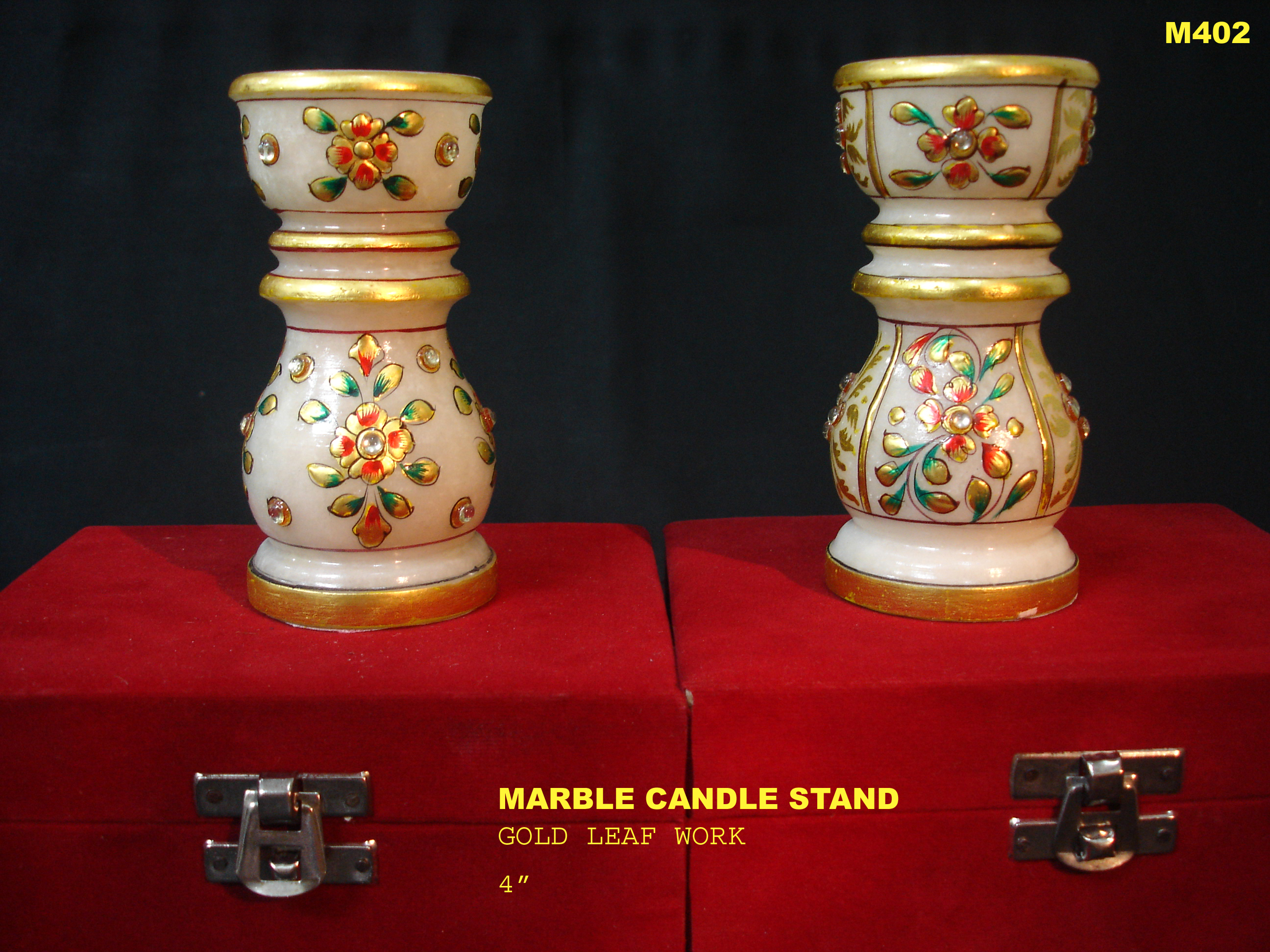 Manufacturers Exporters and Wholesale Suppliers of Marble Lalten With Gold Work 01 Jaipur Rajasthan