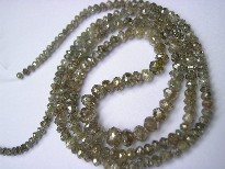 Brown Diamond Beads Manufacturer Supplier Wholesale Exporter Importer Buyer Trader Retailer in Jaipur Rajasthan India