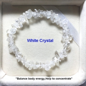 Clear Quartz Chips Bracelet Manufacturer Supplier Wholesale Exporter Importer Buyer Trader Retailer in Jaipur Rajasthan India