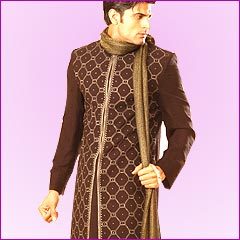 Embroidered Sherwani Manufacturer Supplier Wholesale Exporter Importer Buyer Trader Retailer in Mumbai Maharashtra India