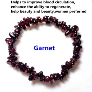 Manufacturers Exporters and Wholesale Suppliers of Garnet Chips Bracelet Jaipur Rajasthan