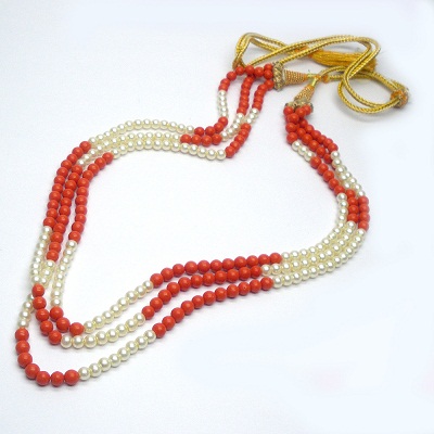 Manufacturers Exporters and Wholesale Suppliers of White Coral Beads Beawar Rajasthan