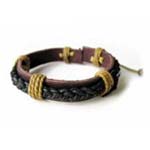 Leather Bracelets  02 Manufacturer Supplier Wholesale Exporter Importer Buyer Trader Retailer in Kanpur Uttar Pradesh India