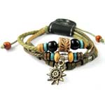 Leather Necklace  02 Manufacturer Supplier Wholesale Exporter Importer Buyer Trader Retailer in Kanpur Uttar Pradesh India