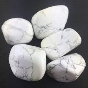 Manufacturers Exporters and Wholesale Suppliers of Howlite Tumbled Stones Jaipur Rajasthan