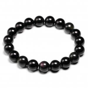 Manufacturers Exporters and Wholesale Suppliers of Black Obsidian Bracelet Jaipur Rajasthan