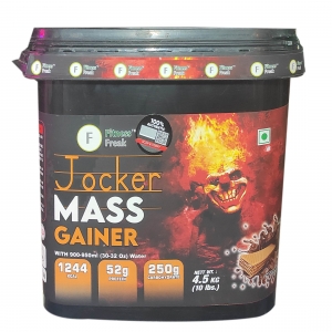 Manufacturers Exporters and Wholesale Suppliers of Fitness Freak Joker Mass Gainer 4.5kg wt. Chocolate Flavor GHAZIABAD Uttar Pradesh