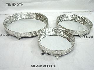 Manufacturers Exporters and Wholesale Suppliers of Silver Platad Moradabad Uttar Pradesh