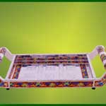 Manufacturers Exporters and Wholesale Suppliers of Antique Glass Tray 01 Rajkot 