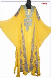 Manufacturers Exporters and Wholesale Suppliers of Embroided Chiffon Kaftan Mumbai Maharashtra