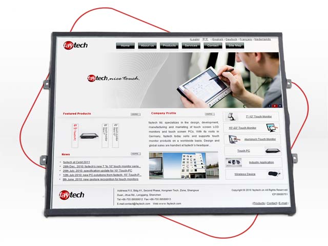 Manufacturers Exporters and Wholesale Suppliers of Faytech 19 Touchscreen Noida Uttar Pradesh