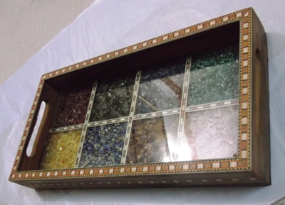 Service Provider of Black Wooden Gems Stones Box Jaipur Rajasthan 