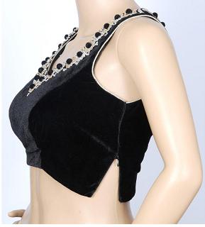 Manufacturers Exporters and Wholesale Suppliers of Black Fancy Blouse Delhi Delhi