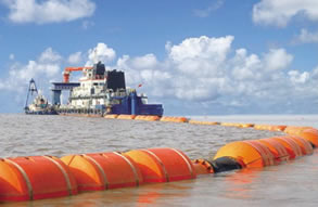 Hose Floats Providing Huge Buoyance For Dredging Hoses
