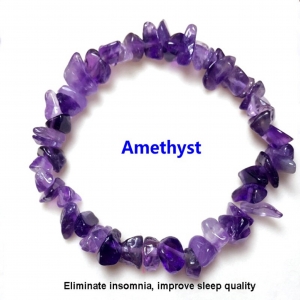 Manufacturers Exporters and Wholesale Suppliers of Amethyst Chips Bracelet Jaipur Rajasthan