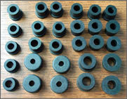 Rubber Bushes