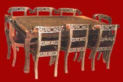 Wooden Dining Table Set Manufacturer Supplier Wholesale Exporter Importer Buyer Trader Retailer in Mumbai Maharashtra India