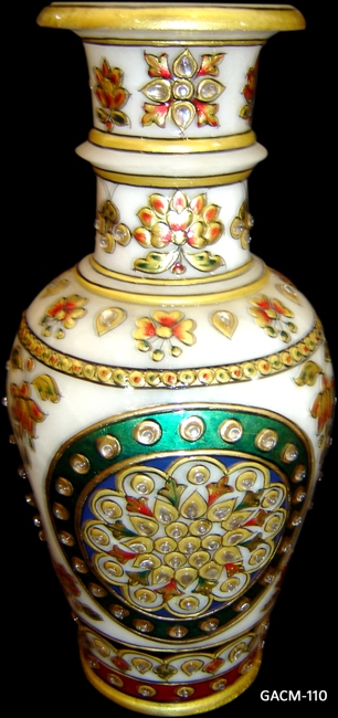Manufacturers Exporters and Wholesale Suppliers of Marble Vase Surai Jaipur Rajasthan