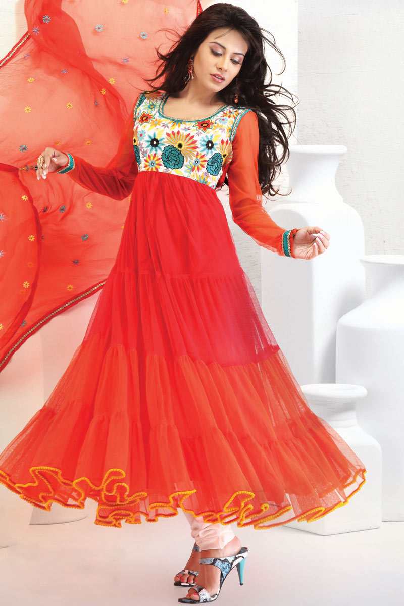 cotton frock churidar
