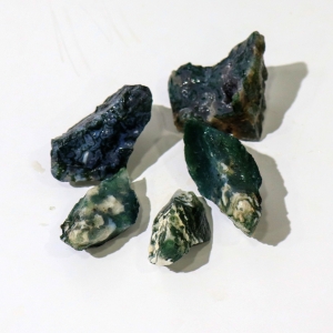 Manufacturers Exporters and Wholesale Suppliers of Moss Agate Rough Stones Jaipur Rajasthan