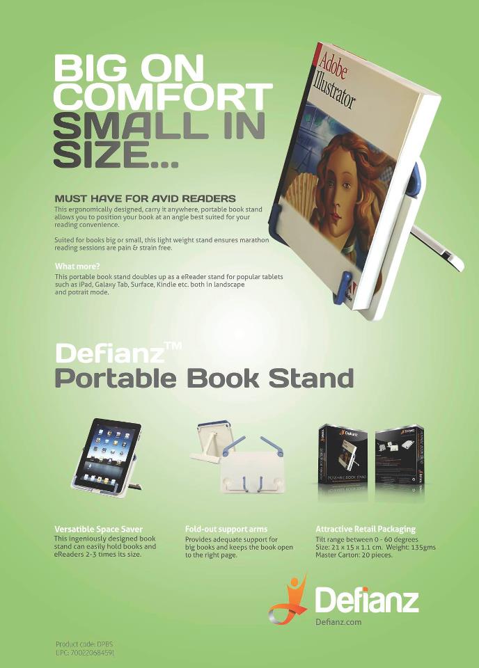 Manufacturers Exporters and Wholesale Suppliers of Defianz Portable Book Stand Mumbai Maharashtra