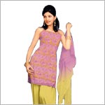 Manufacturers Exporters and Wholesale Suppliers of Fancy Cotton suits 05 New Delhi Delhi