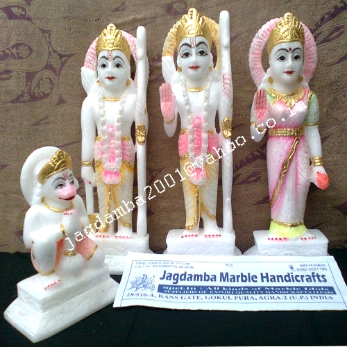 Manufacturers Exporters and Wholesale Suppliers of Marble Ram Darbar Statue Agra Uttar Pradesh