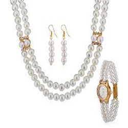 Pearl Necklace Set Manufacturer Supplier Wholesale Exporter Importer Buyer Trader Retailer in Bhopal Madhya Pradesh India