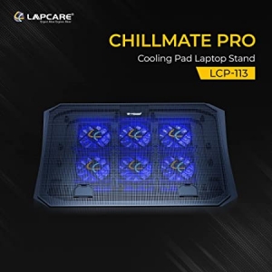 Manufacturers Exporters and Wholesale Suppliers of LAPCARE Chillmate PRO Cooling Pad with 6 Fans Laptop Stand, Black Hyderabad Telanagan LAPCARE Chillmate PRO Cooling Pad with 6 Fans Laptop Stand, Black